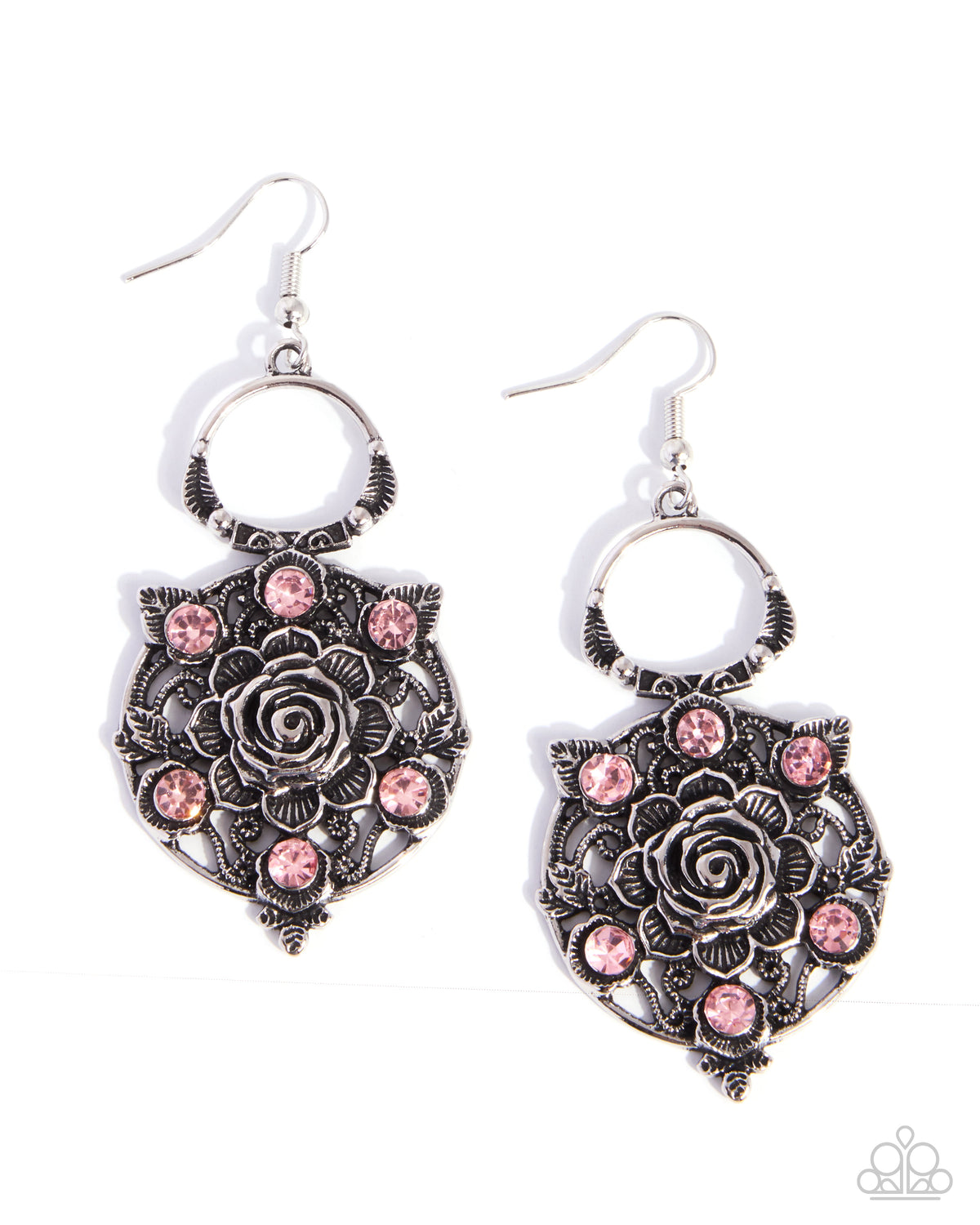 Garden Glissando - pink - Paparazzi earrings