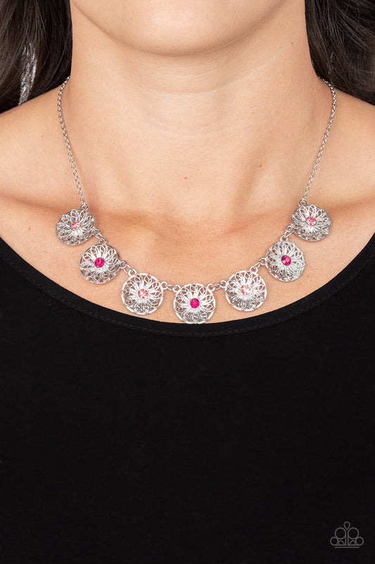 Garden Greetings - pink - Paparazzi necklace