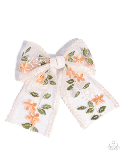 Garden Guardian - orange - Paparazzi hair clip