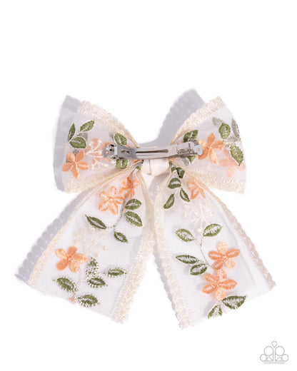 Garden Guardian - orange - Paparazzi hair clip
