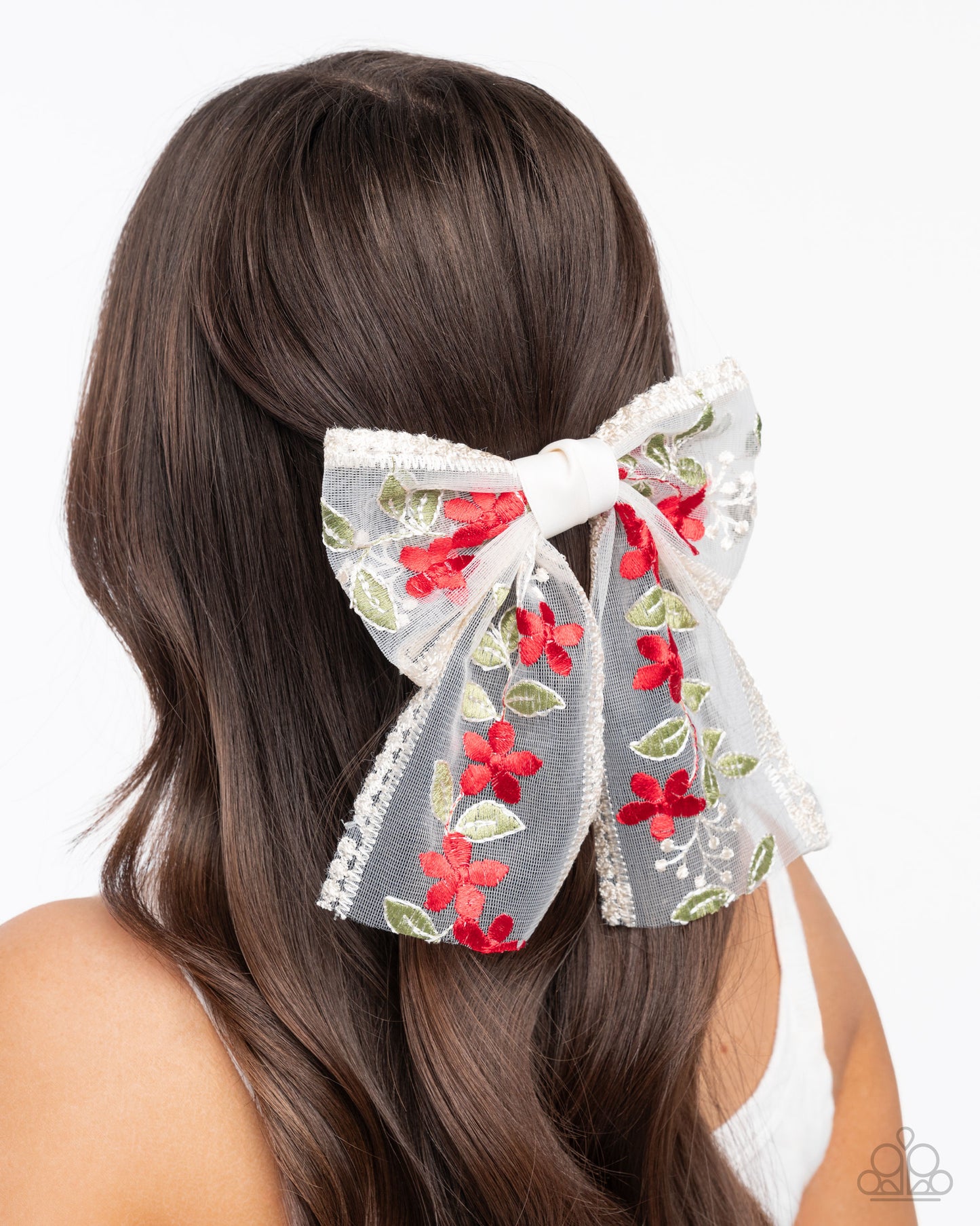 Garden Guardian - red - Paparazzi hair clip