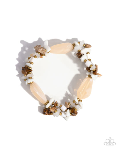 Garden Palette - white - Paparazzi bracelet