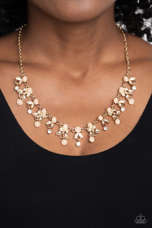 Garden Princess - gold - Paparazzi necklace