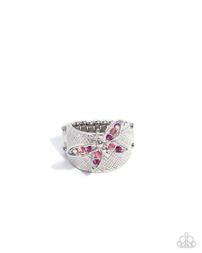 Gated Glide - pink - Paparazzi ring