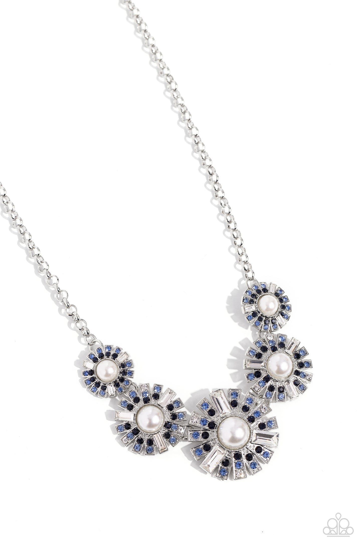 Gatsby Gallery - blue - Paparazzi necklace