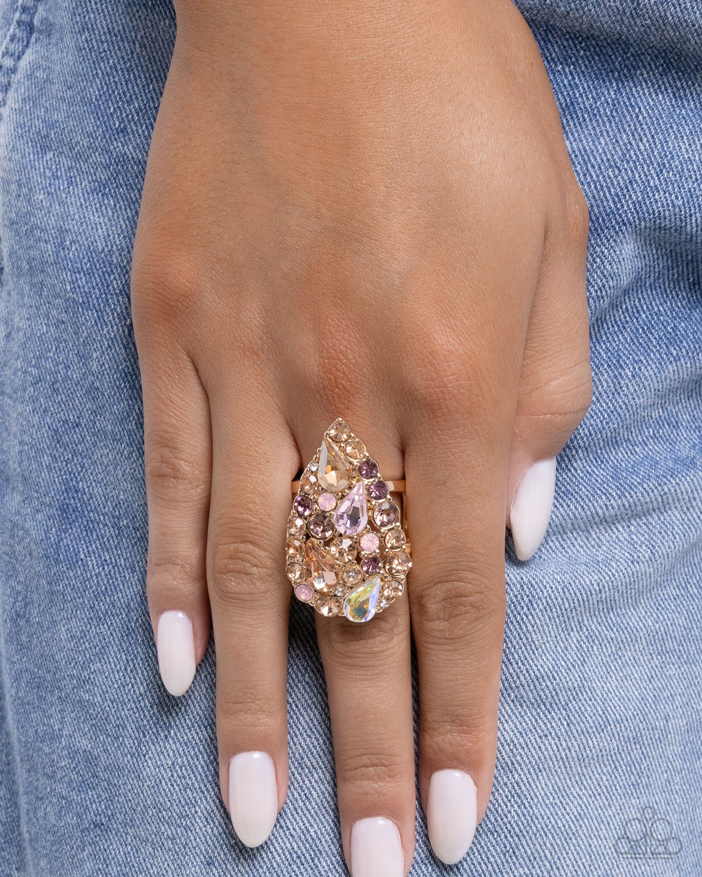 Gatsby Gamut - pink - Paparazzi ring