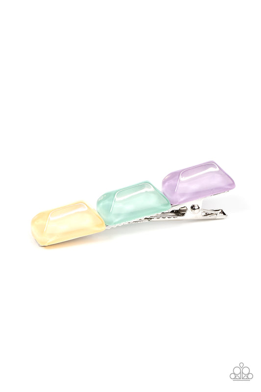 Gemstone Glimmer - multi - Paparazzi hair clip