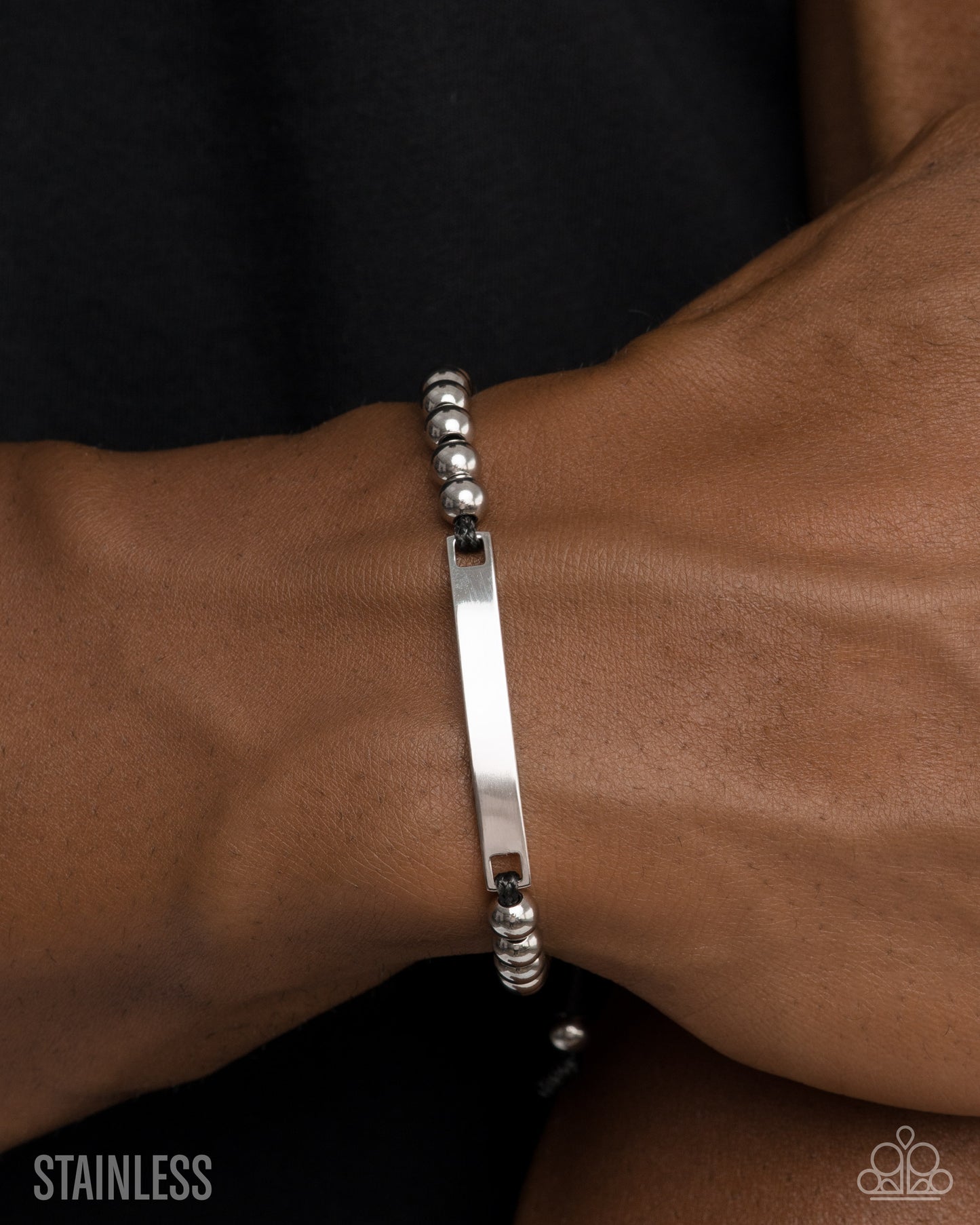 Generous Grit - silver - Paparazzi MENS bracelet