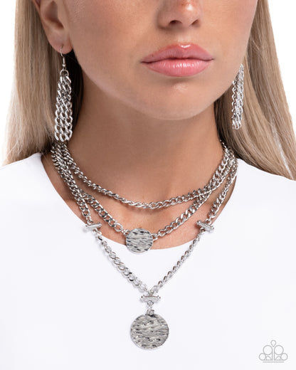 Generously Grungy - silver - Paparazzi necklace