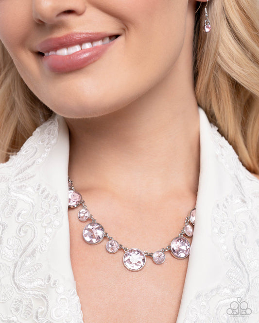 Genteel Gallery - pink - Paparazzi necklace