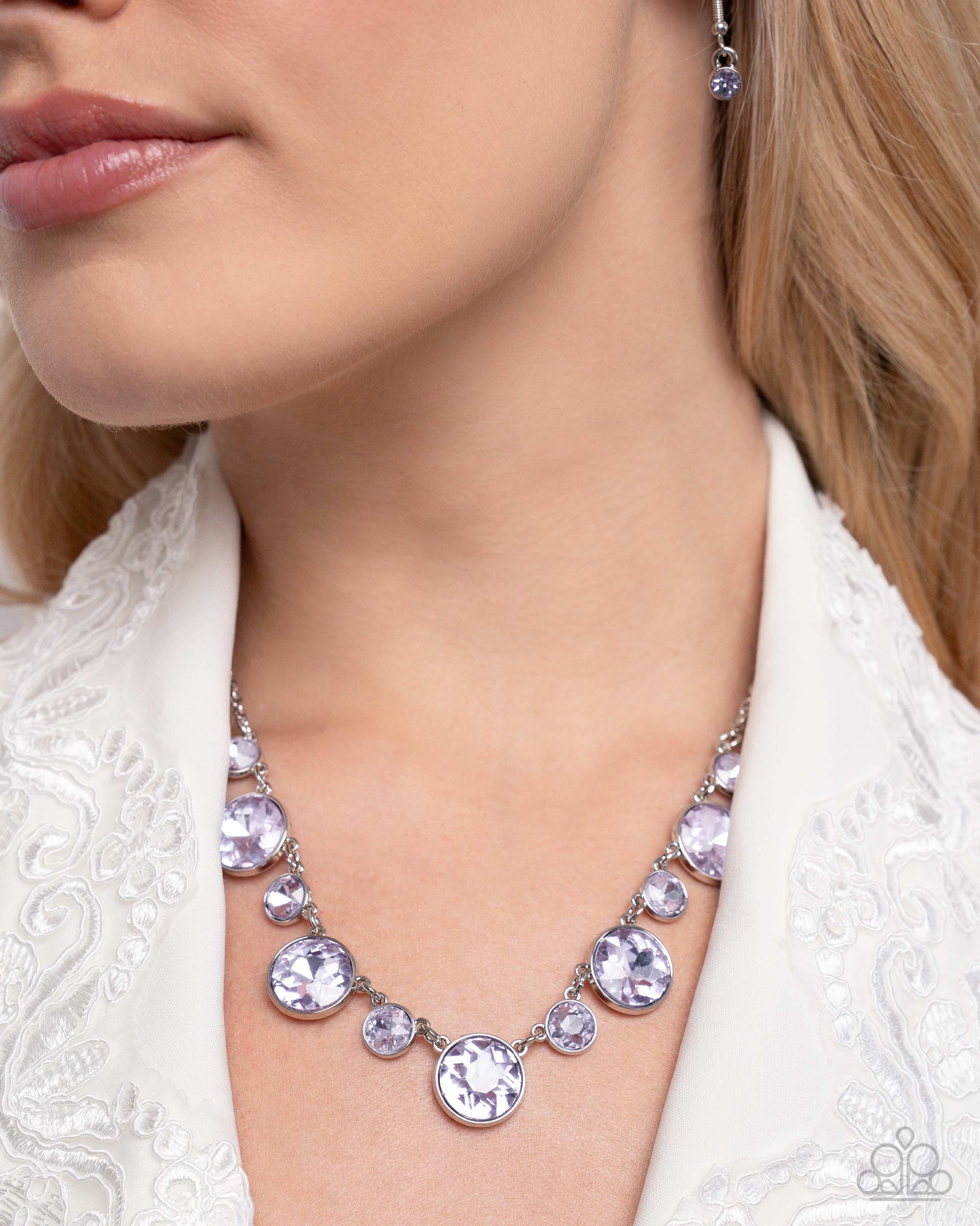 Genteel Gallery - purple - Paparazzi necklace