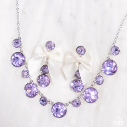 Genteel Gallery - purple - Paparazzi necklace