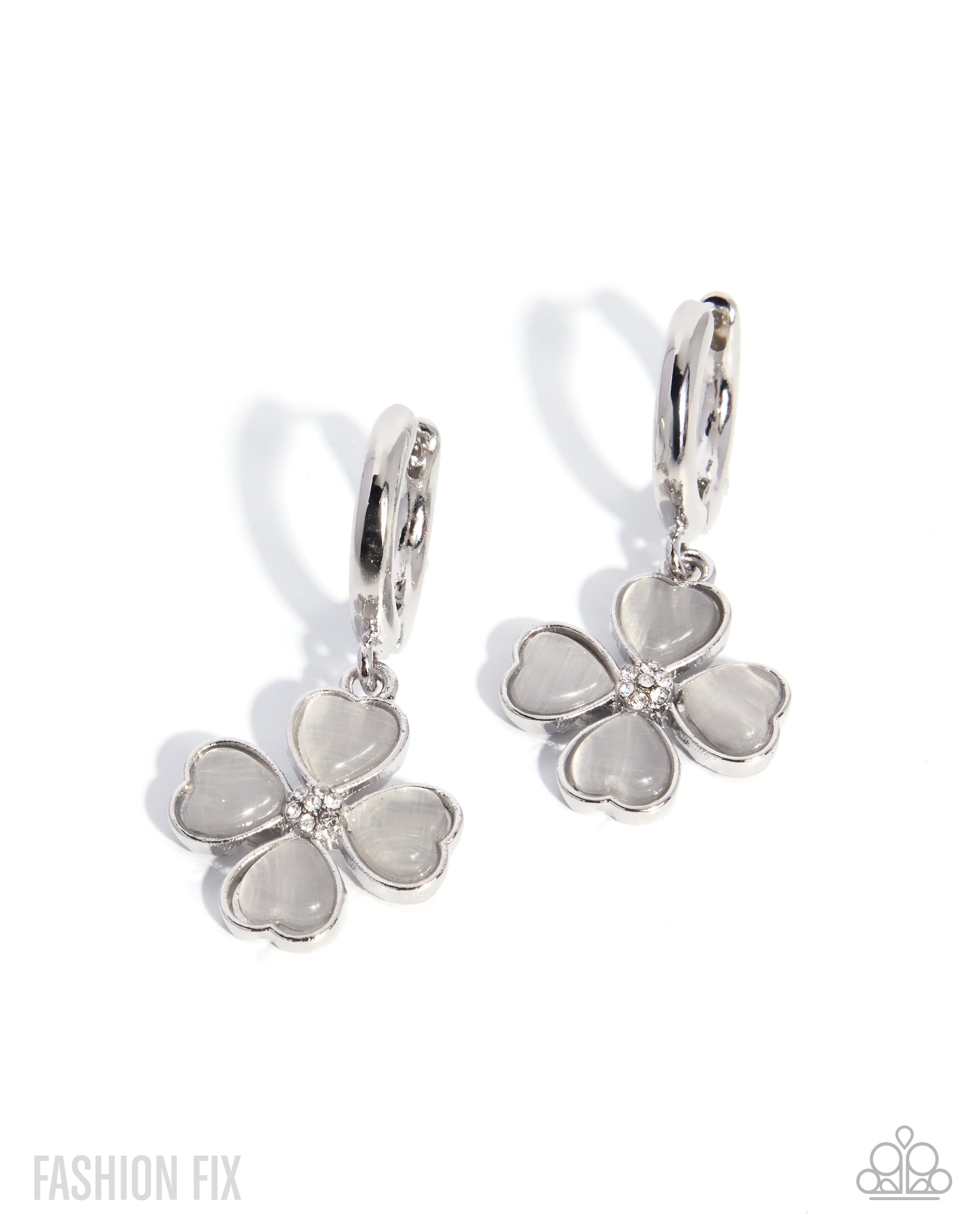 Genteel Grace - white - Paparazzi earrings – JewelryBlingThing