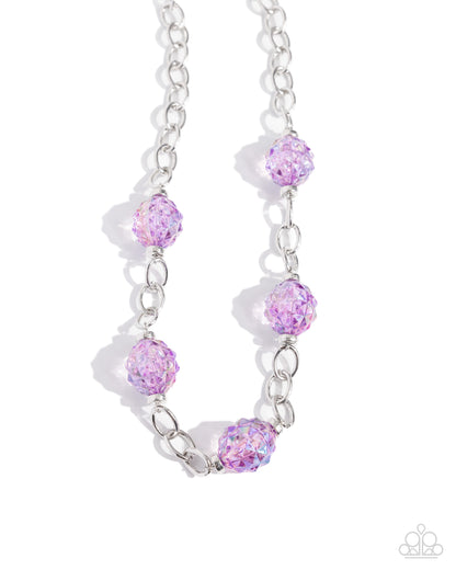 Gentle Glass - purple - Paparazzi necklace