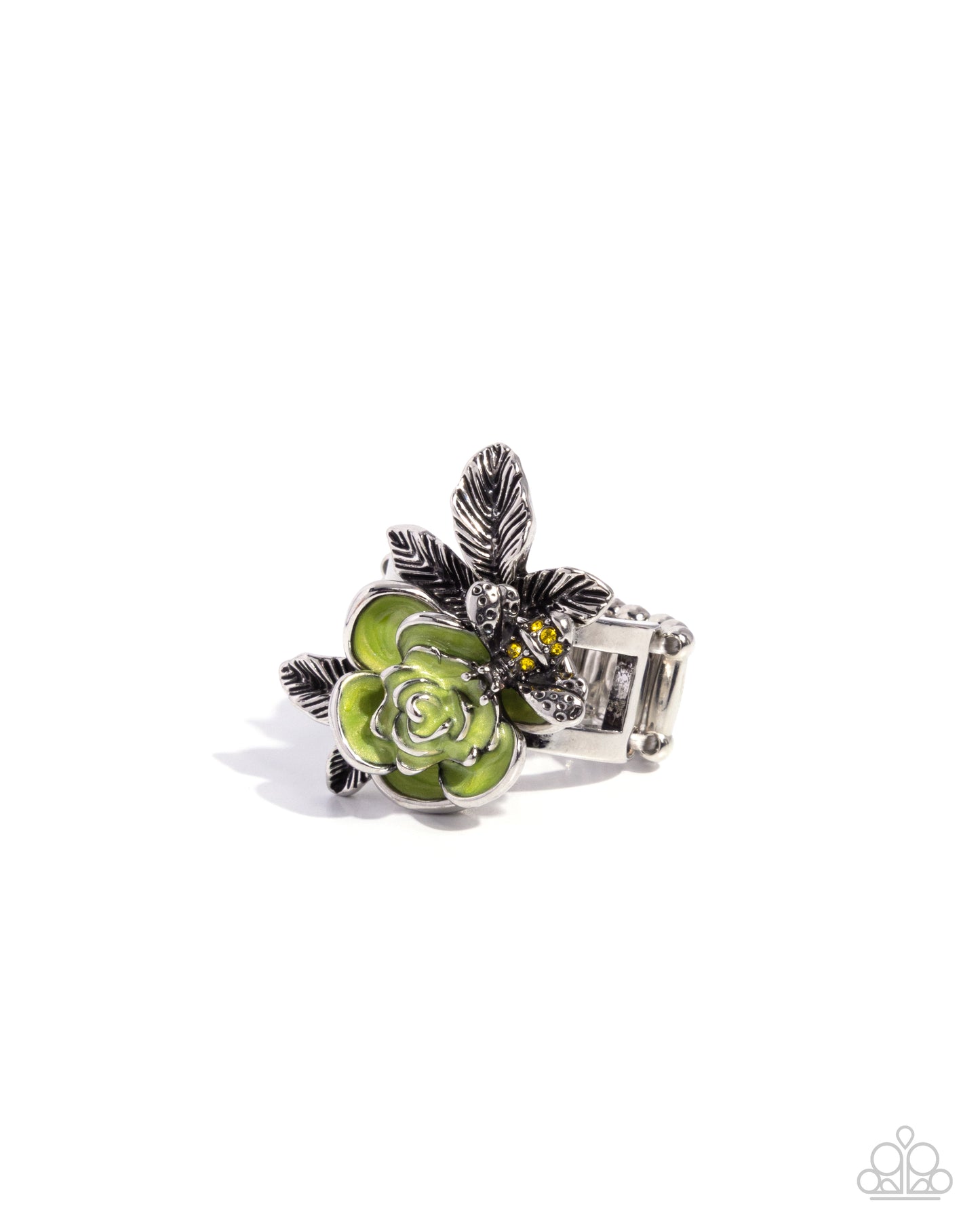 Gentle Greenhouse - green - Paparazzi ring