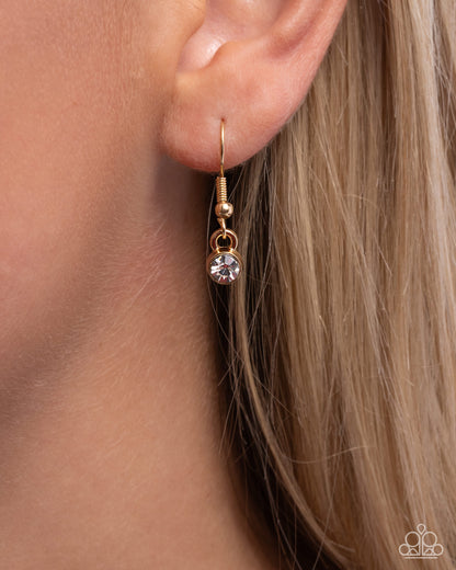 Gently Glistening - gold - Paparazzi necklace