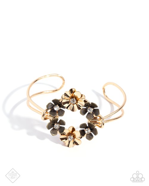 Genuine Garden - gold - Paparazzi bracelet