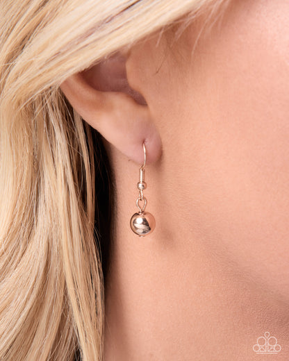 Genuine Grace - rose gold - Paparazzi necklace