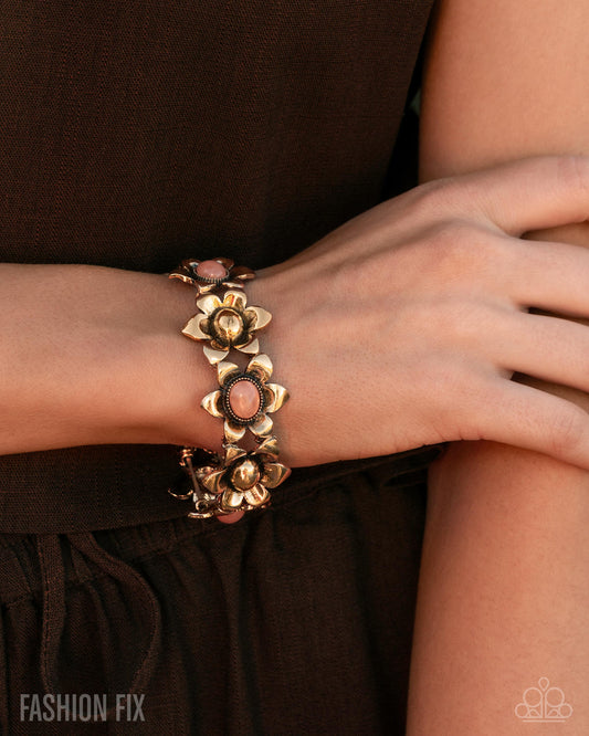 Genuine Grounding - orange - Paparazzi bracelet