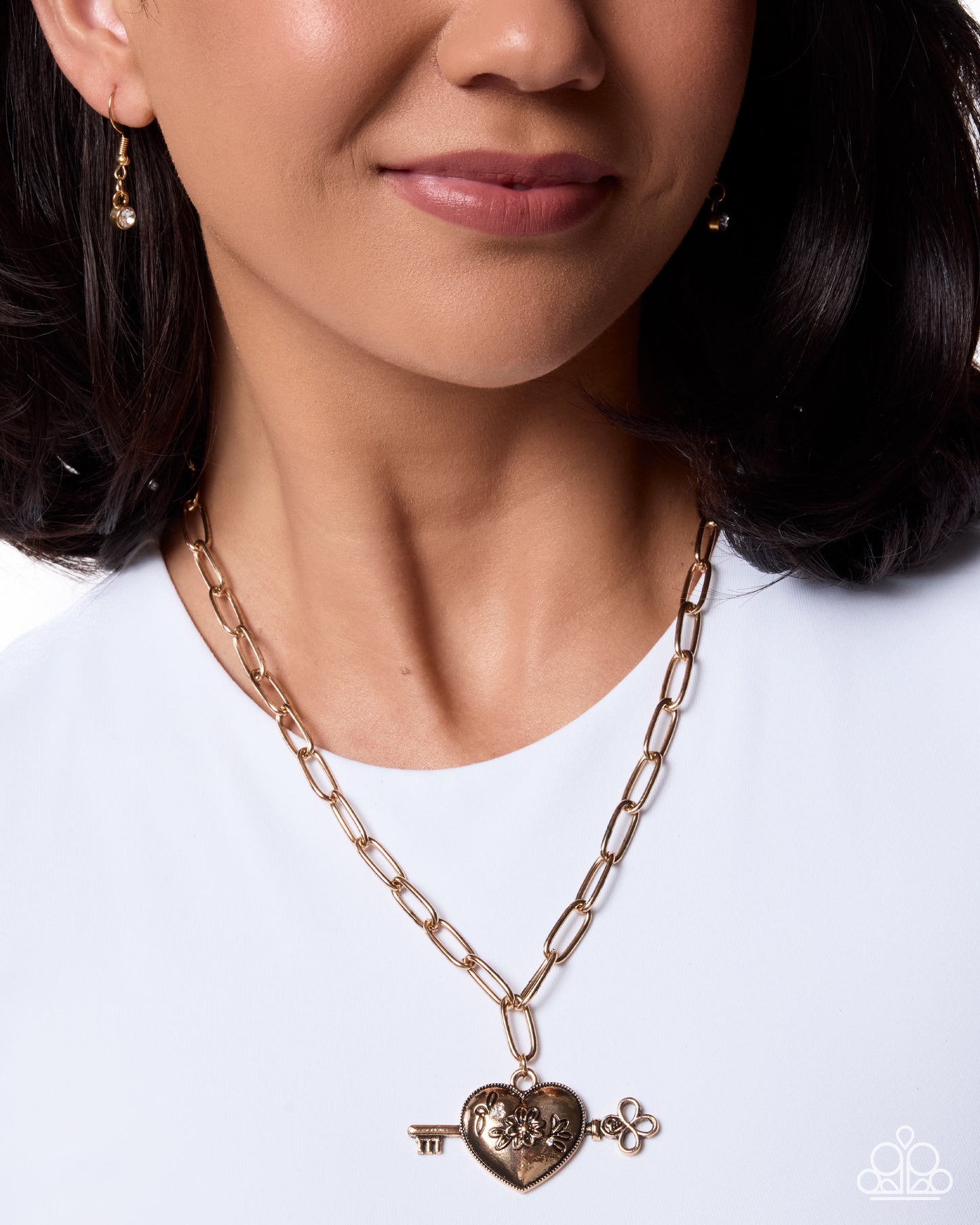 Genuine Whimsy - gold - Paparazzi necklace