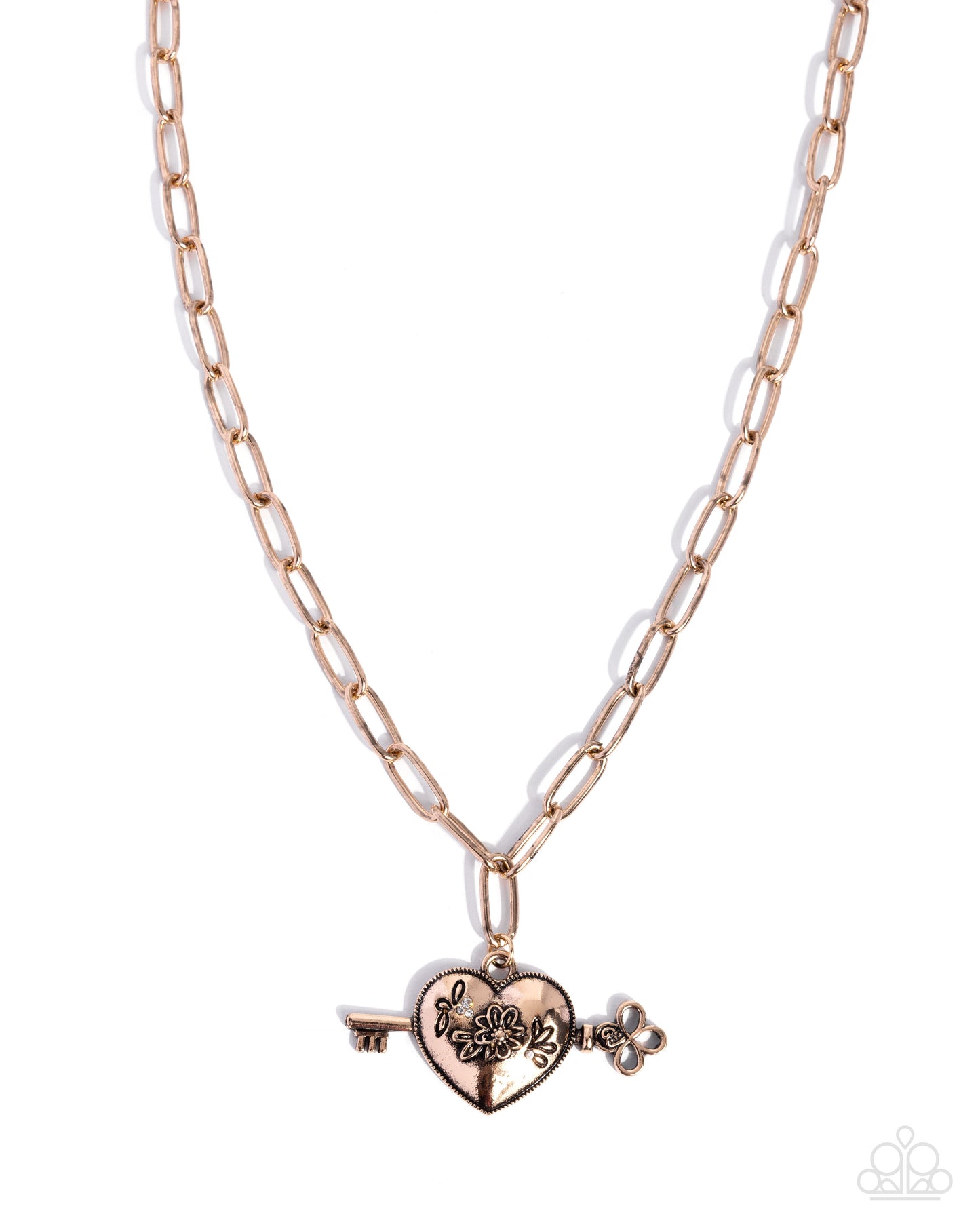 Genuine Whimsy - gold - Paparazzi necklace