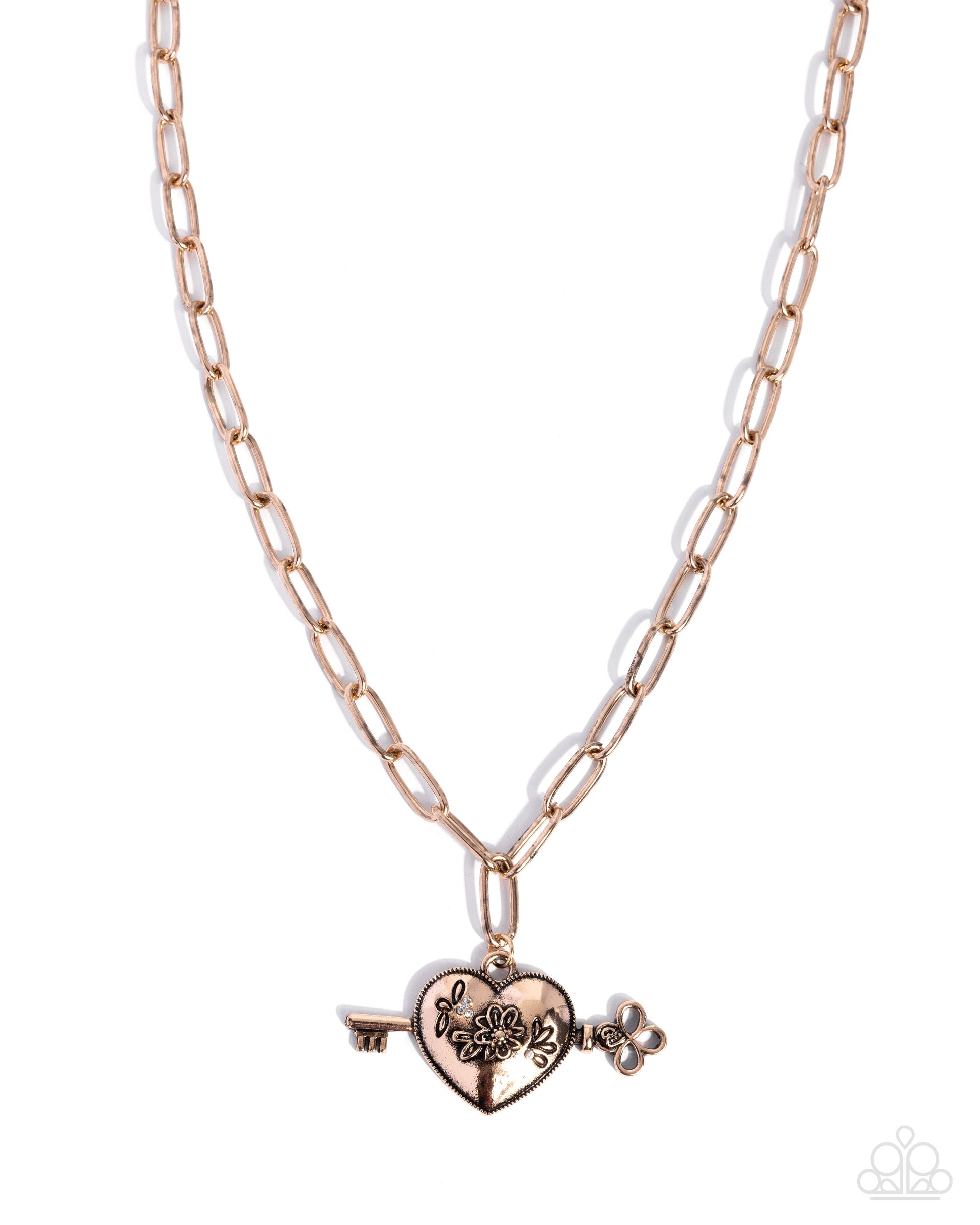 Genuine Whimsy - gold - Paparazzi necklace