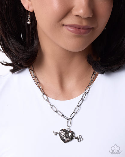 Genuine Whimsy - white - Paparazzi necklace
