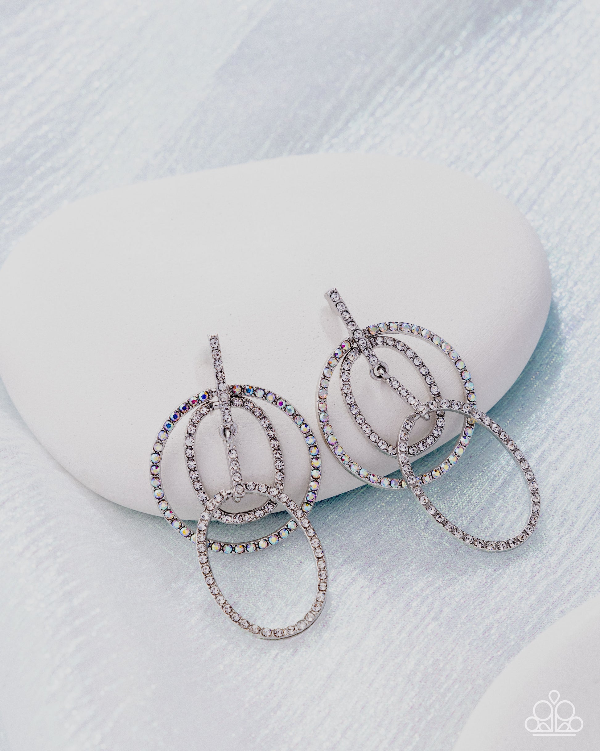 Geometric Glitz - multi - Paparazzi earrings