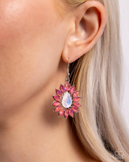 Giddy Generosity - pink - Paparazzi earrings