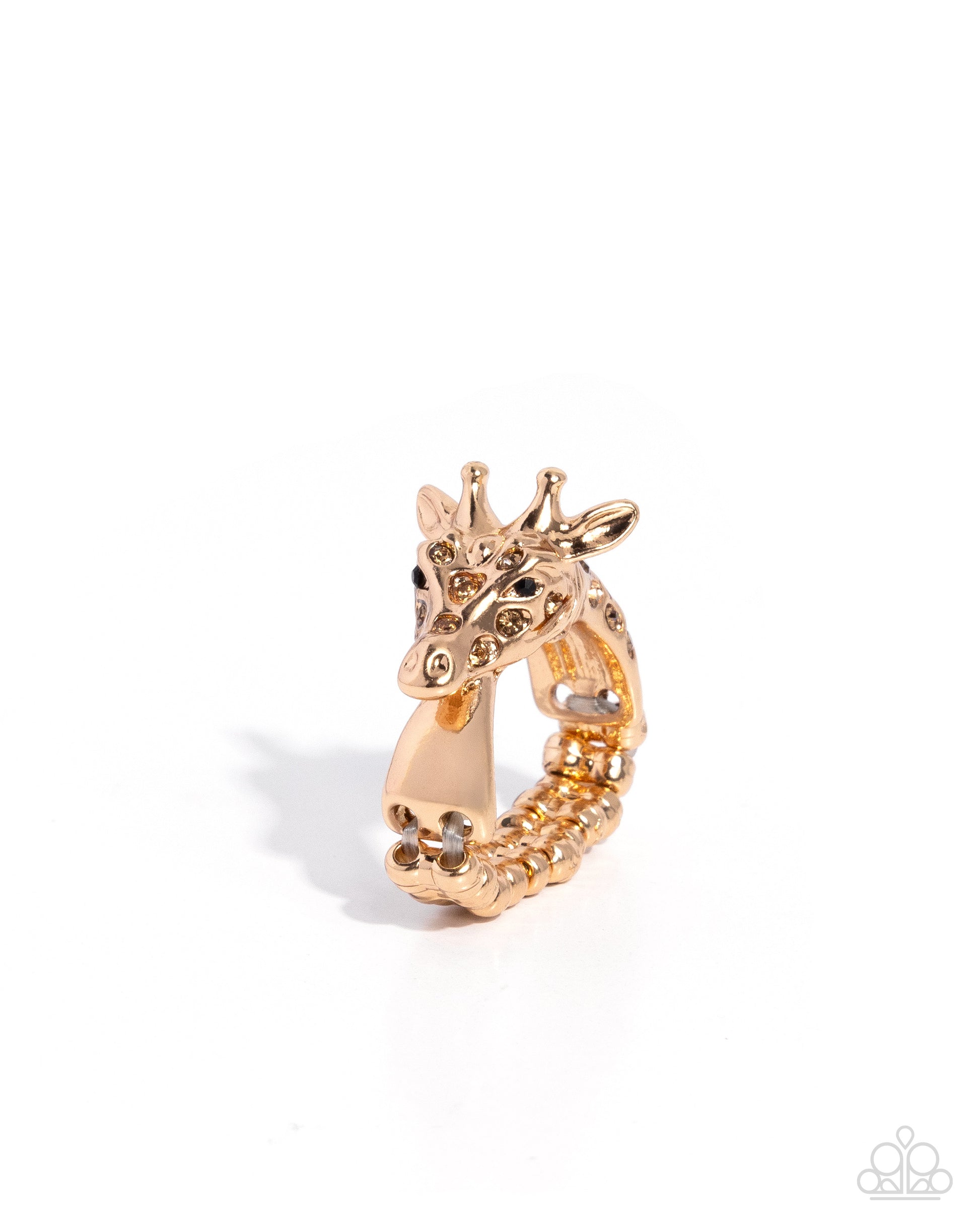 Giraffe Glam - brown - Paparazzi ring