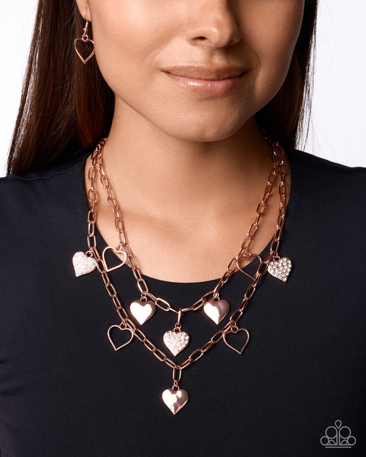 Girlfriend Privileges - copper - Paparazzi necklace