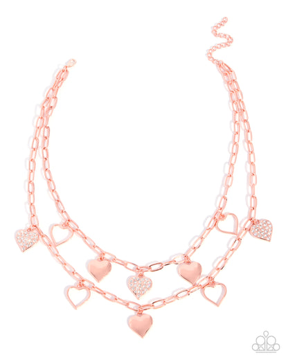 Girlfriend Privileges - copper - Paparazzi necklace