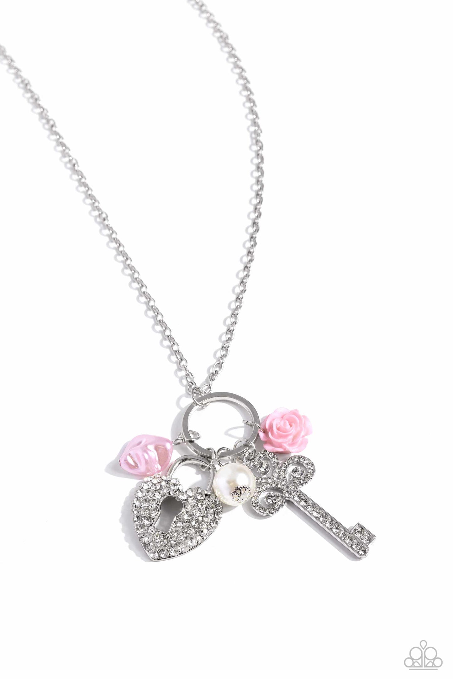 Girly Gathering - pink - Paparazzi necklace