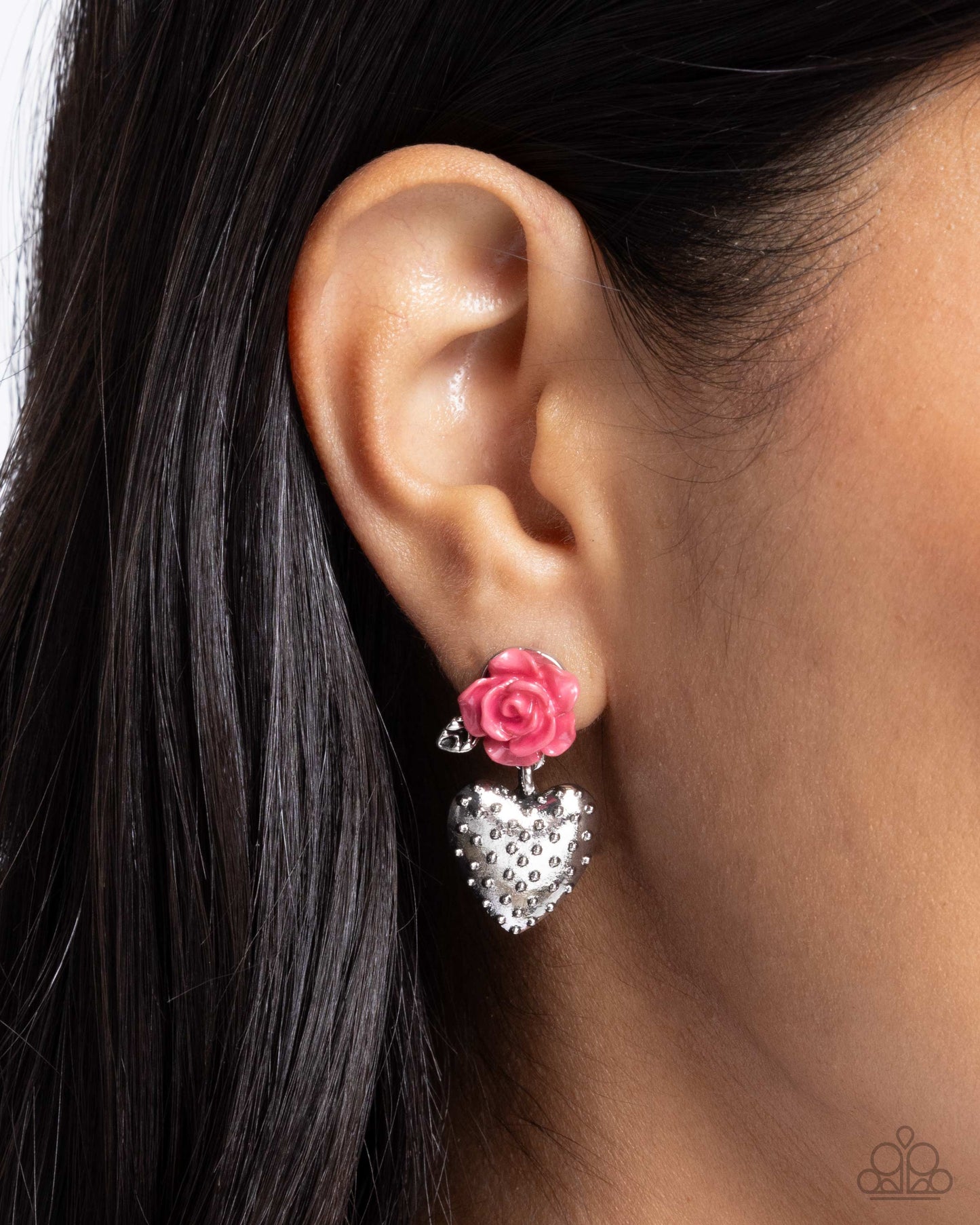 Girly Grade - pink - Paparazzi earrings