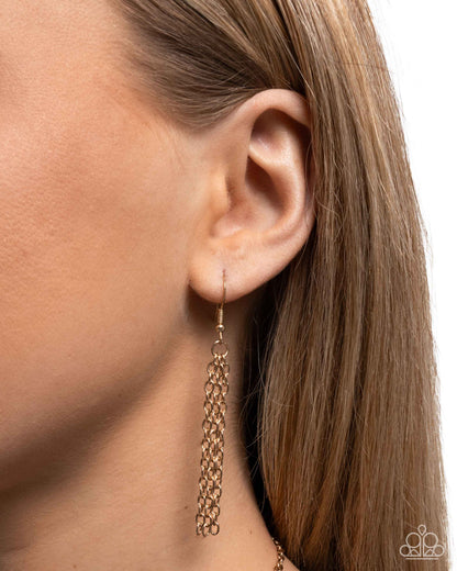 Give More Affection - yellow - Paparazzi necklace