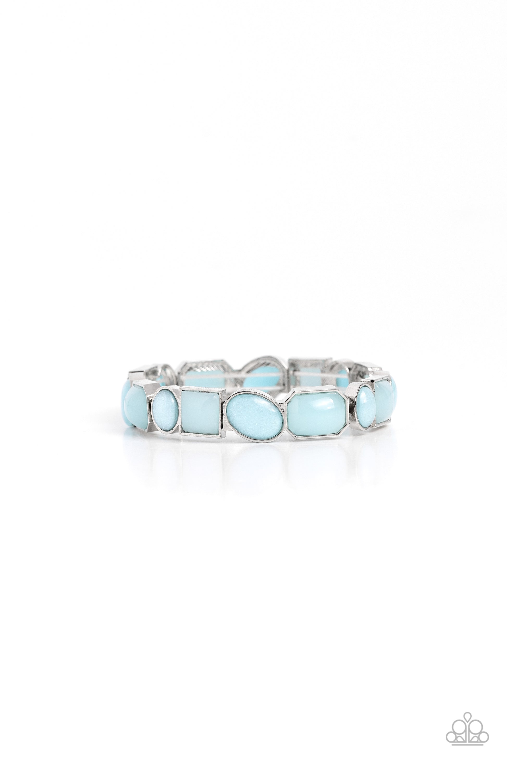 Giving Geometrics - blue - Paparazzi bracelet