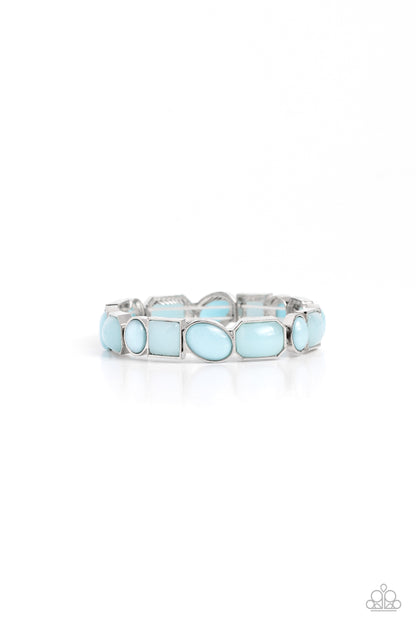 Giving Geometrics - blue - Paparazzi bracelet