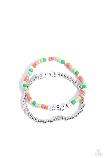 Giving Hope - multi - Paparazzi bracelet