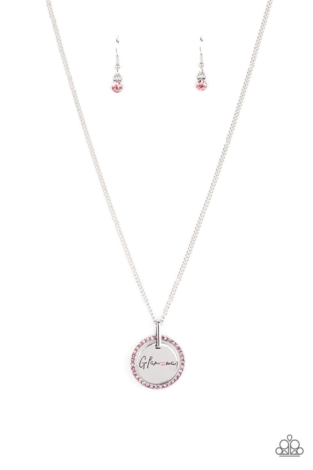 Glam-ma Glamorous - pink - Paparazzi necklace