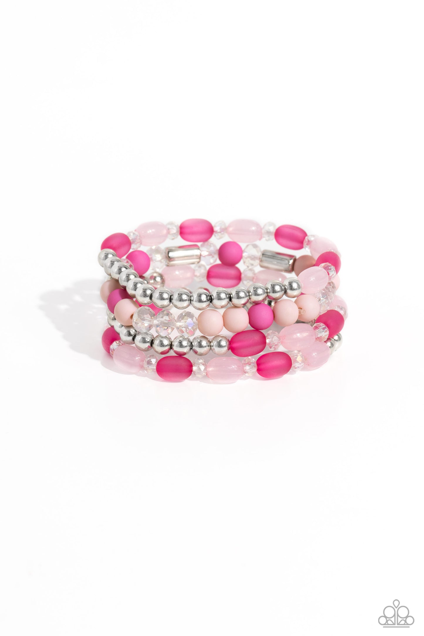Glassy Gait - pink - Paparazzi bracelet