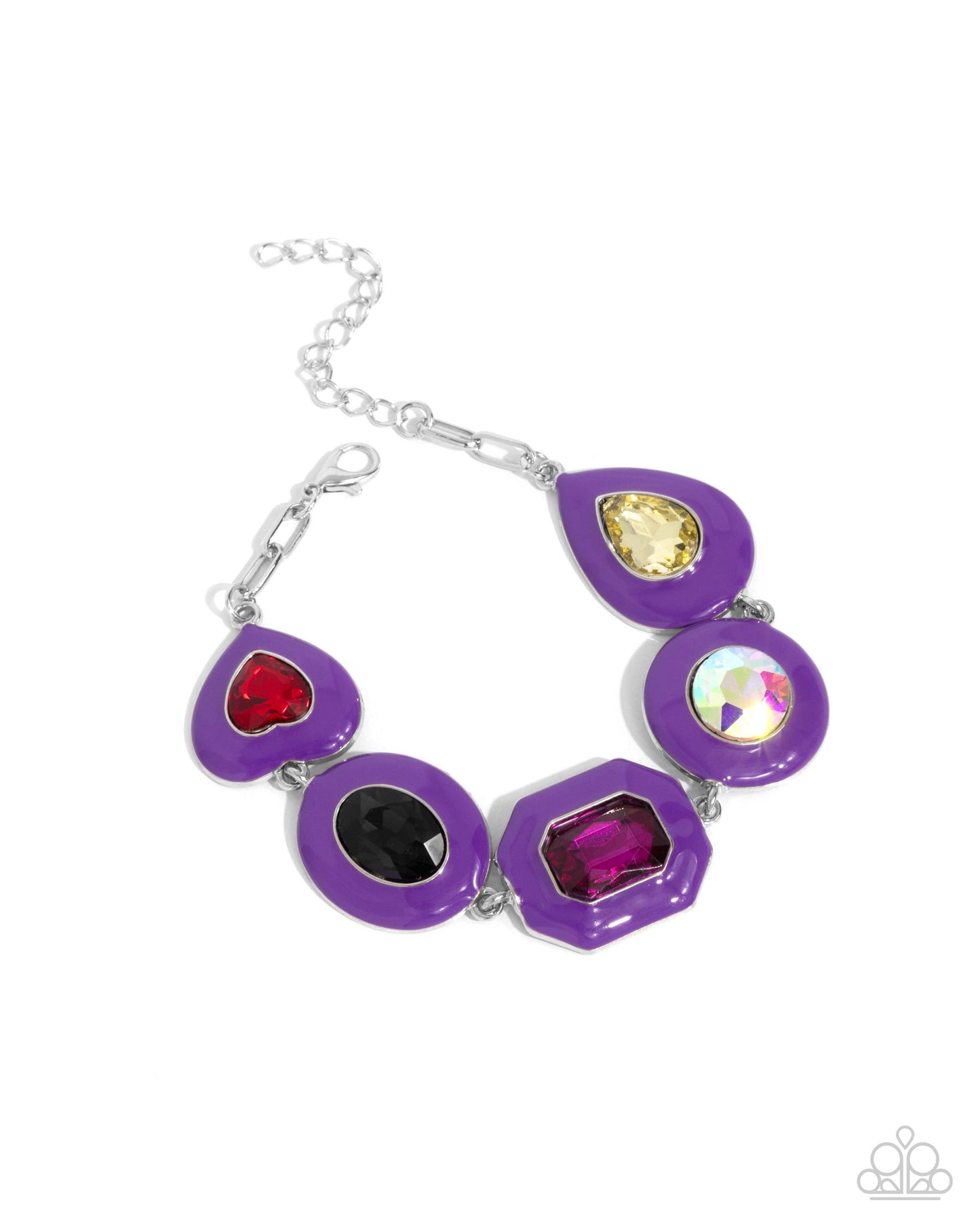 Glazed Guest - purple - Paparazzi bracelet