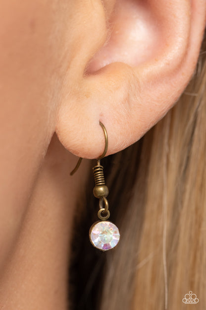 Gleaming Gala - brass - Paparazzi necklace