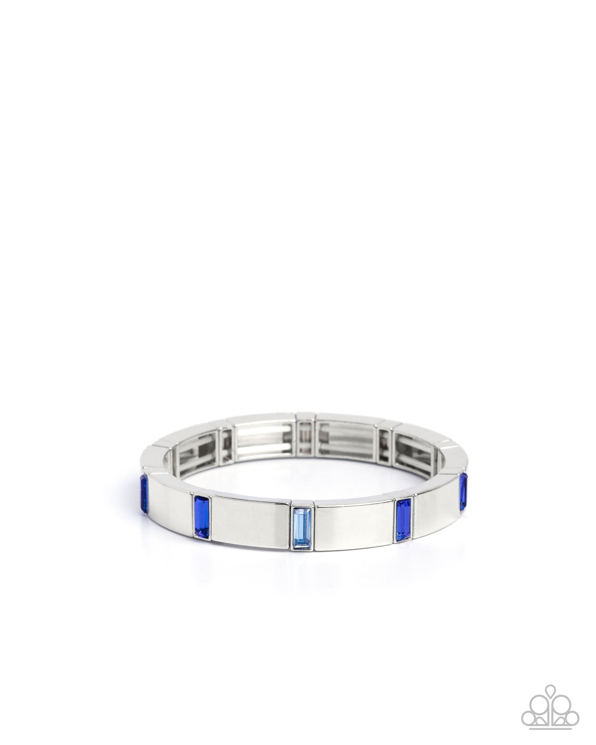 Glistening Gesture - blue - Paparazzi bracelet