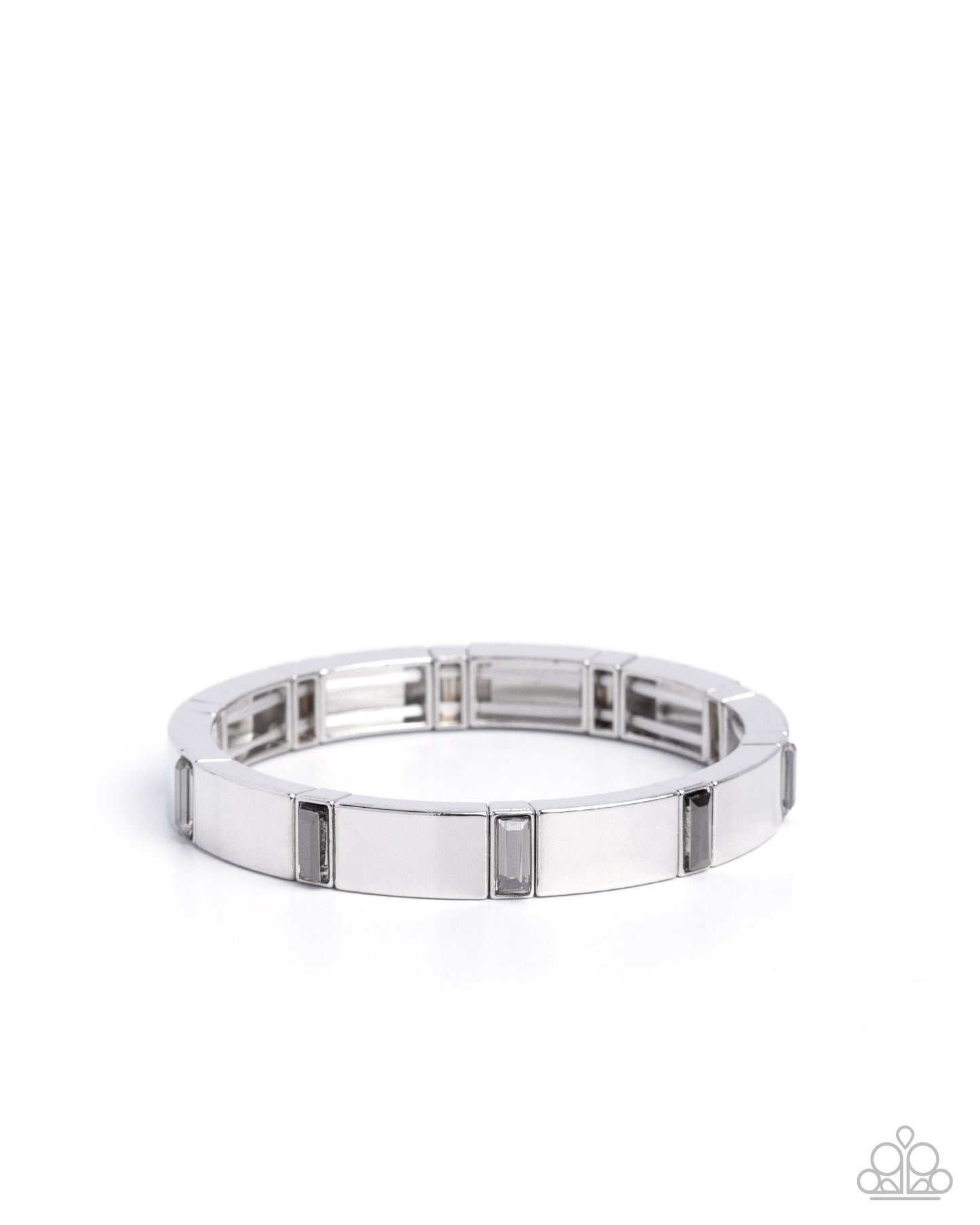 Glistening Gesture - silver - Paparazzi bracelet