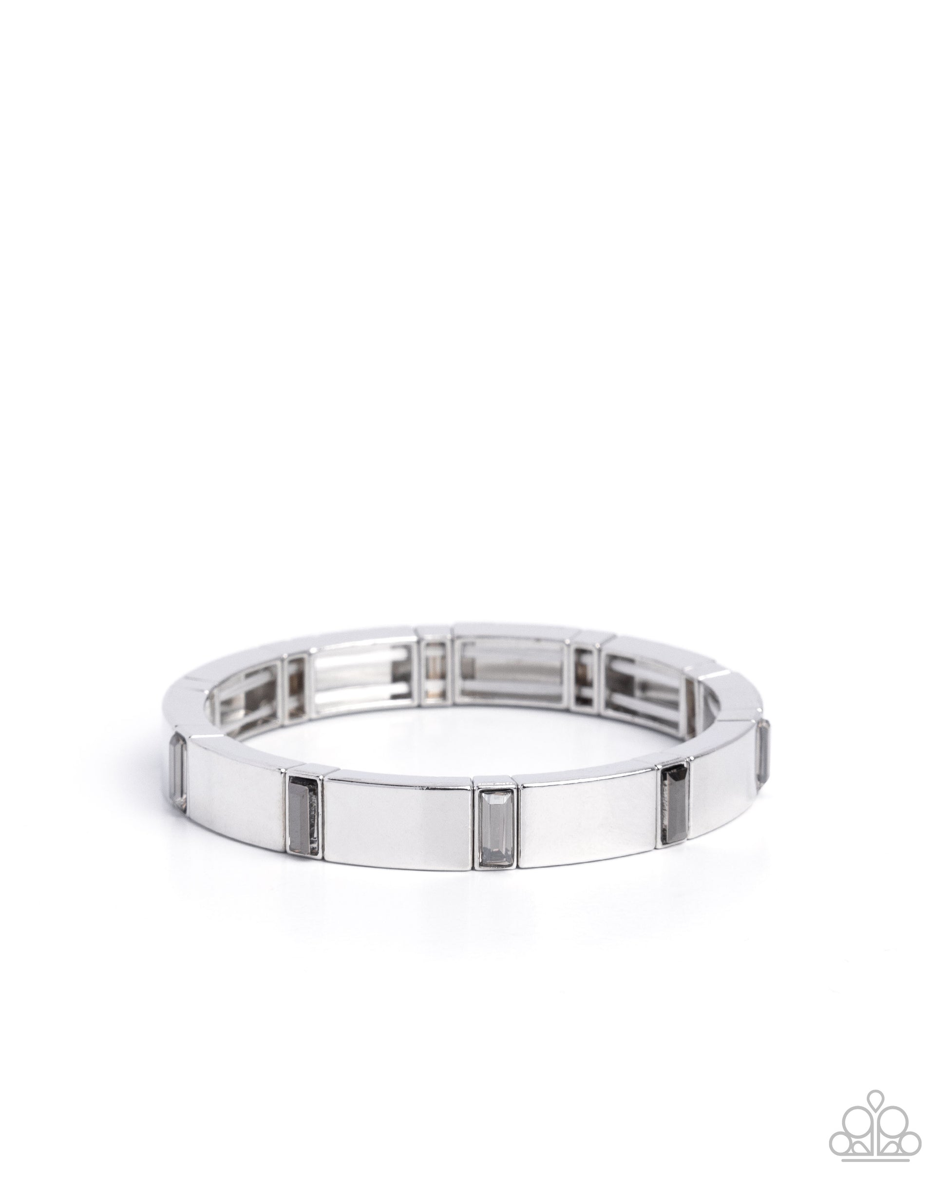 Glistening Gesture - silver - Paparazzi bracelet