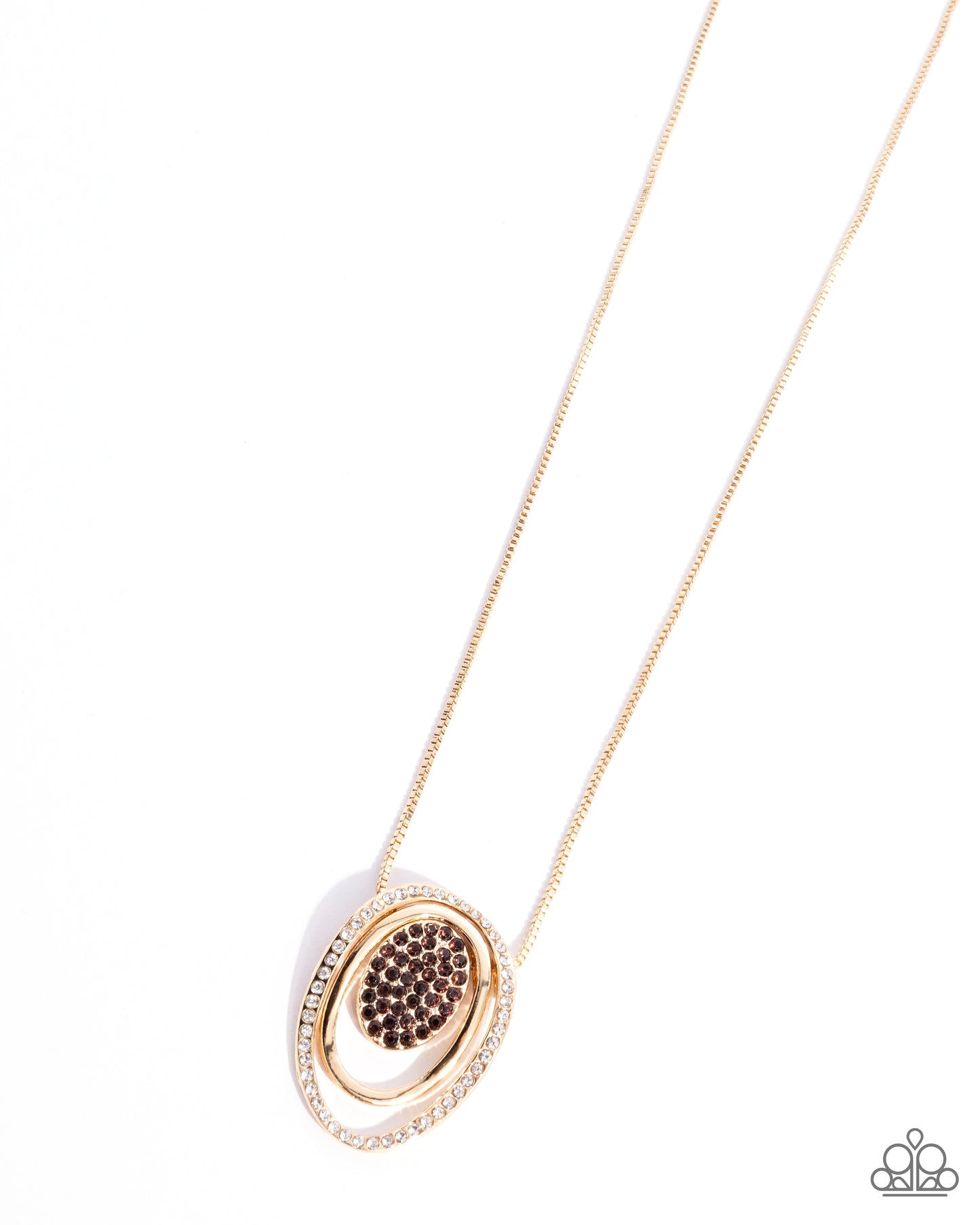 Glistening Grade - brown - Paparazzi necklace