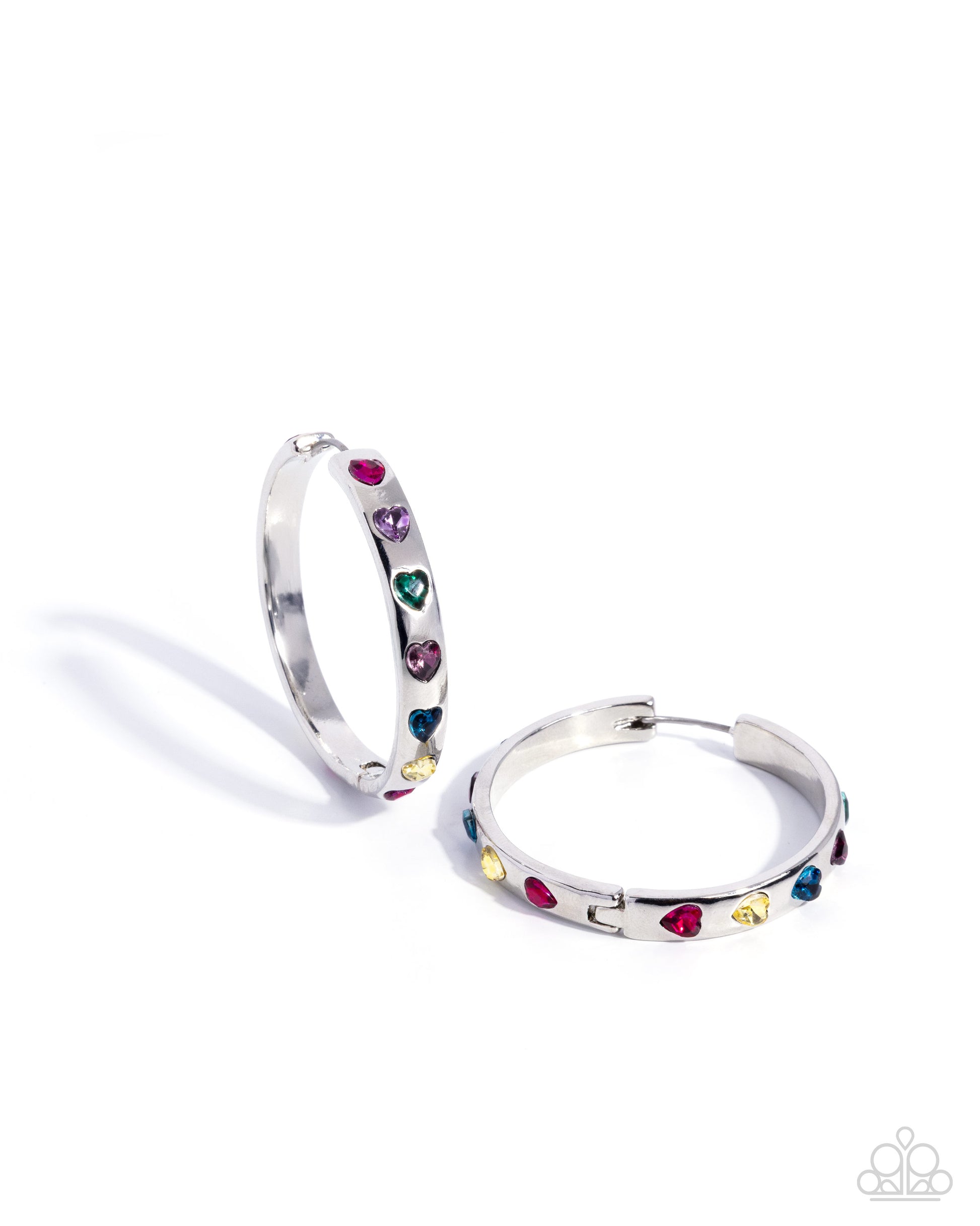 Glistening Grandeur - multi - Paparazzi earrings