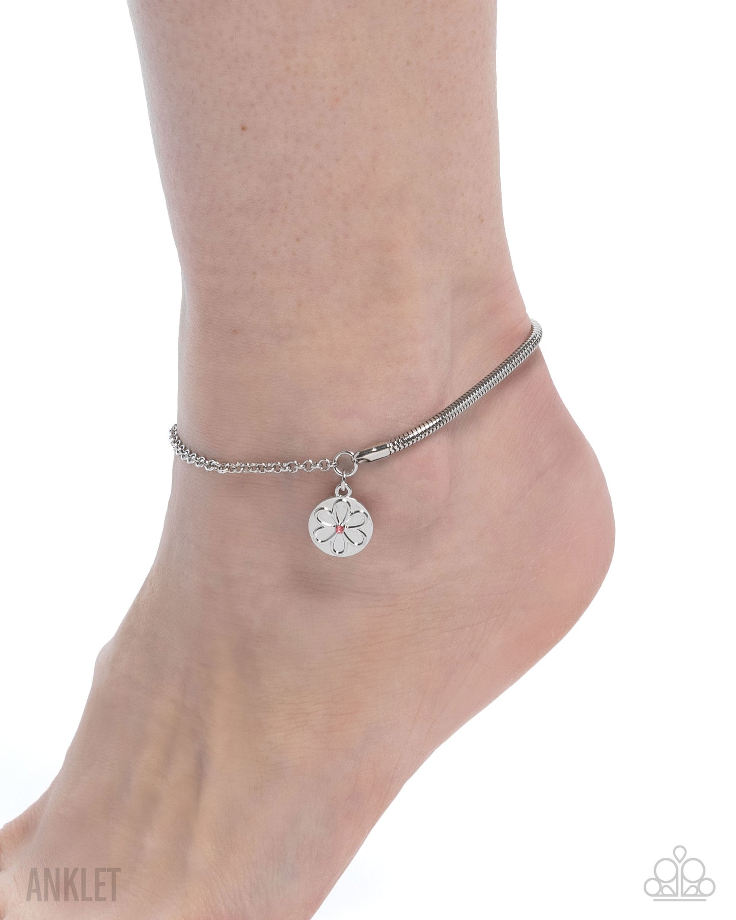 Glistening Growth - pink - Paparazzi anklet