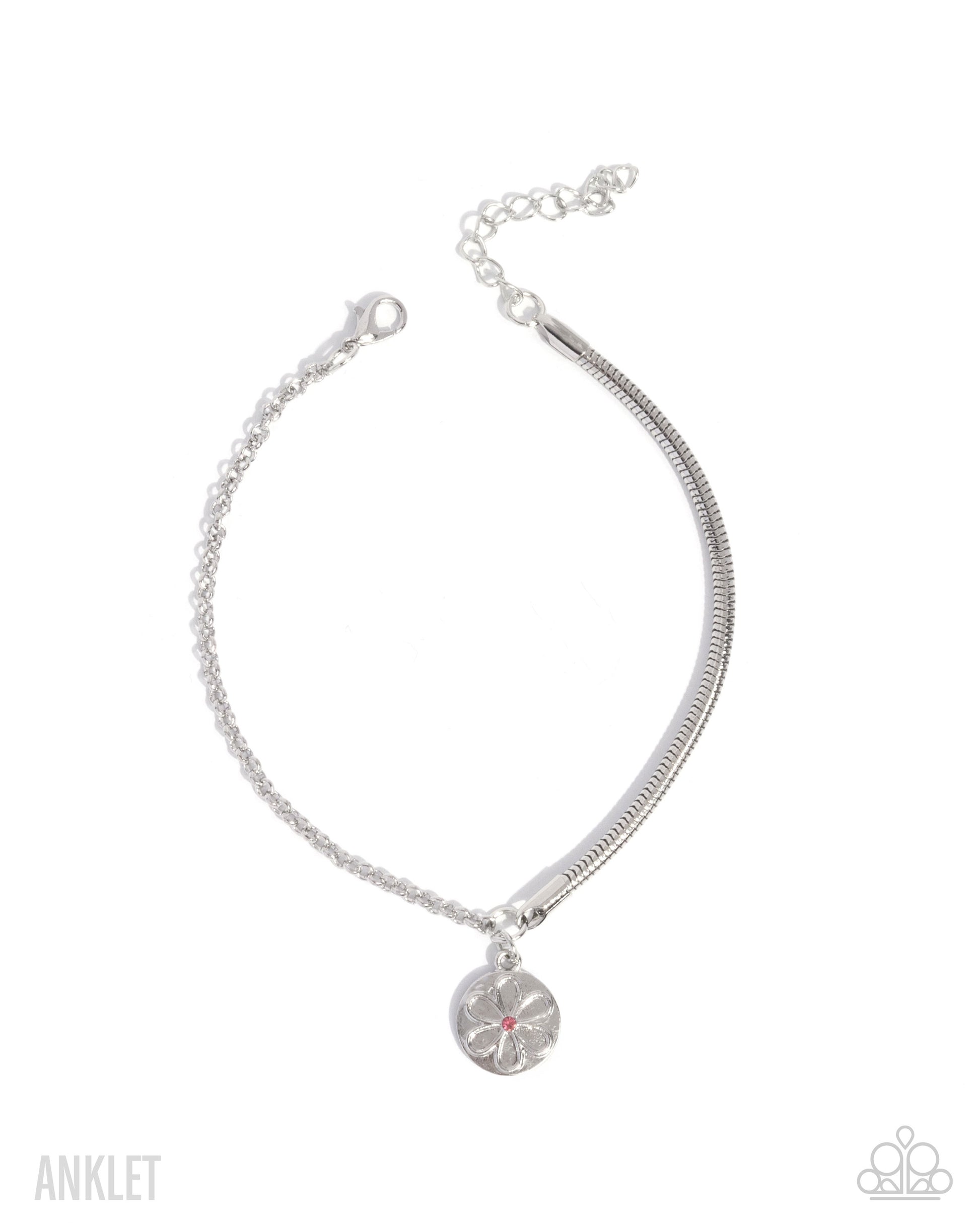 Glistening Growth - pink - Paparazzi anklet