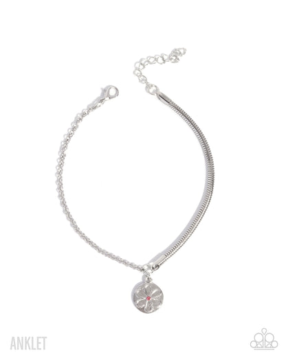 Glistening Growth - pink - Paparazzi anklet